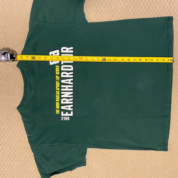 2009 Vintage Green NASCAR Shirt w/ Large SCREEN PRINT Back! - Picture 5 of 9